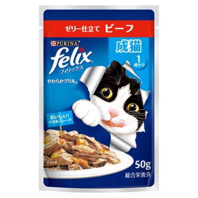 Felix 袋装成年猫牛肉 50g