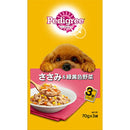 PWP7 ペディグリー 成犬用 ささみ＆緑黄色野菜 70g×3袋