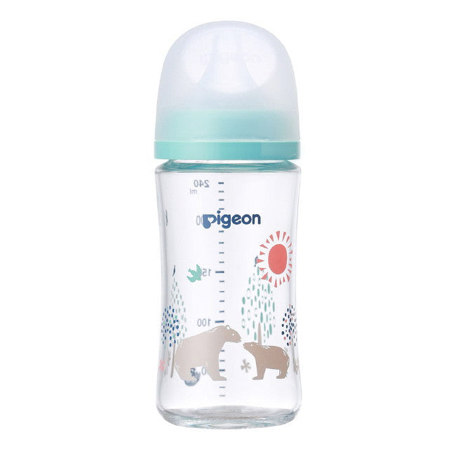 Pigeon breast milk feeling heat-resistant glass (bare) around 3 months ~ 240ml