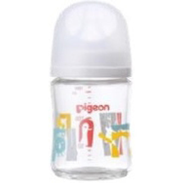 Pigeon breast milk feeling heat-resistant glass (zoo) 0 months ~ 160ml