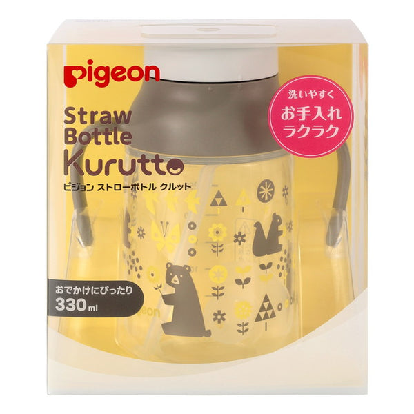 Pigeon Straw Bottle Kurut Animal 330ml