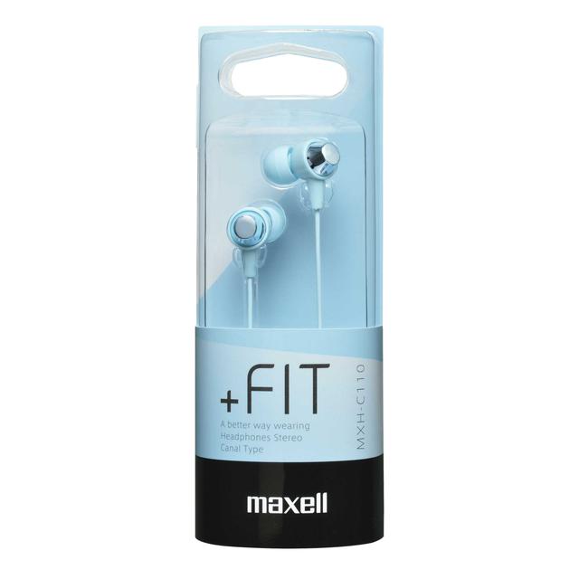 Maxell Canal Headphones Light Blue MXH-C110LB