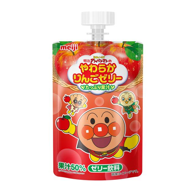 ◆明治　それいけ！アンパンマンのやわらかりんごゼリー　１００ｇ　