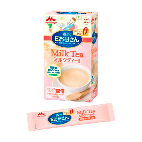 ◆森永乳業 Eお母さん ミルクティー風味 18g×12本