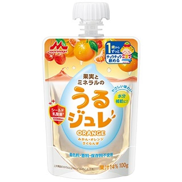 ◆森永 果実とミネラルのうるジュレ ORANGE 100g×6個入り