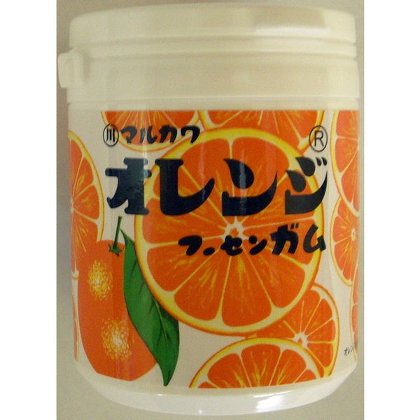 丸川製菓 オレンジマーブルガムボトル １３０ｇ×48個 - スナック、お
