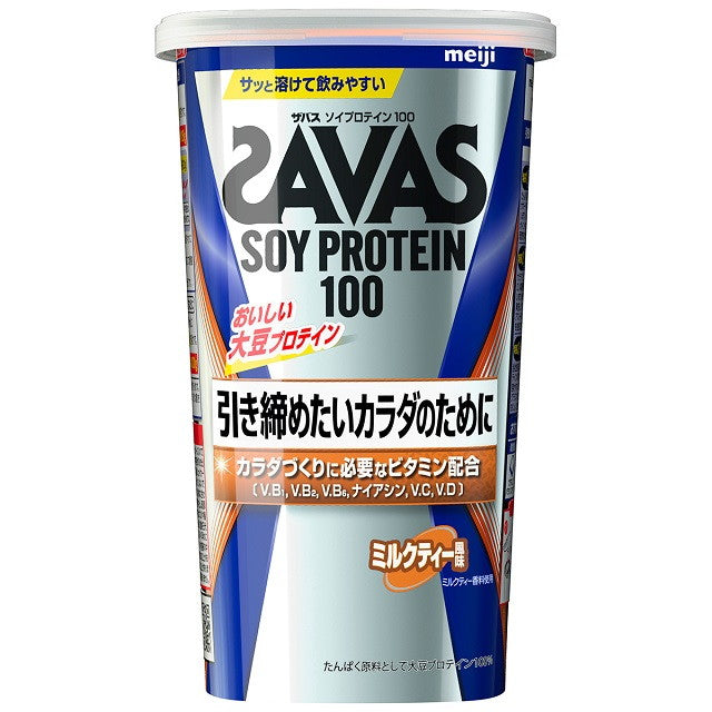 SAVAS 大豆蛋白 100 奶茶味 224g