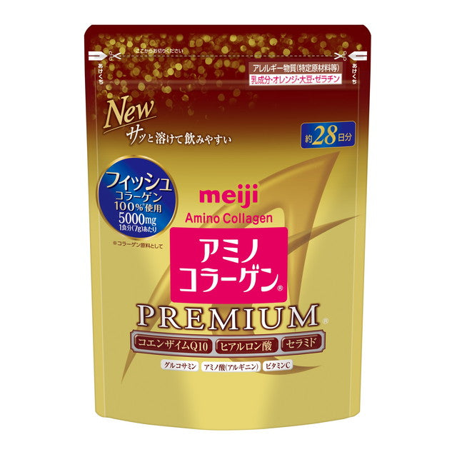 ◆Meiji Amino Collagen Premium Refill 196G