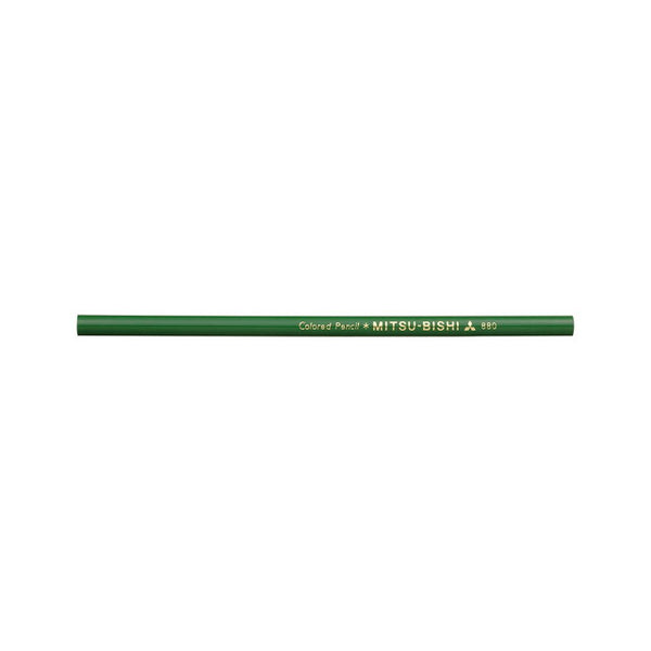 Mitsubishi colored pencil single item 880 green