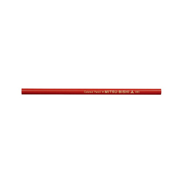 Mitsubishi colored pencil single item 880 red