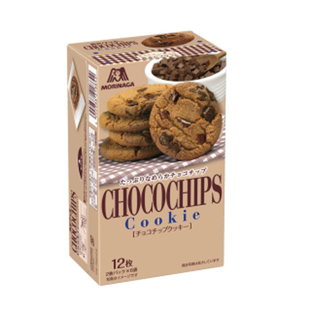 12 Morinaga chocolate chip cookies