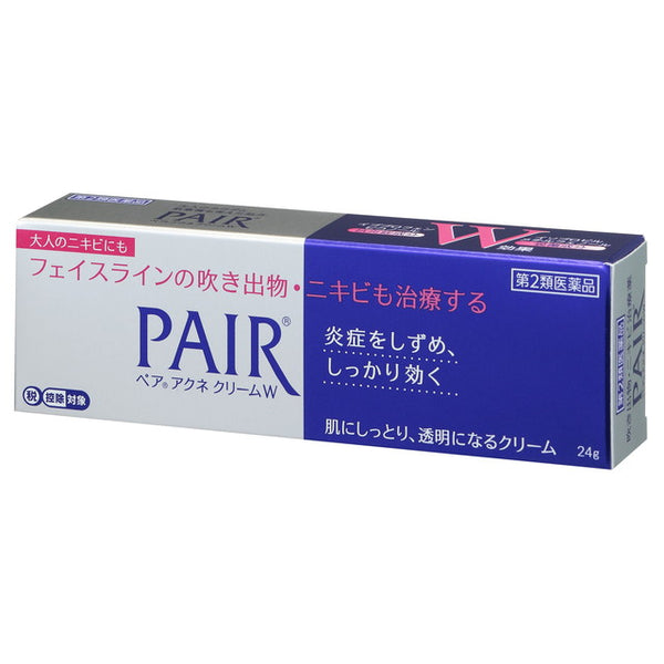 [第 2 类药品] Pair Acne Cream W 24g [根据自我用药征税制度]