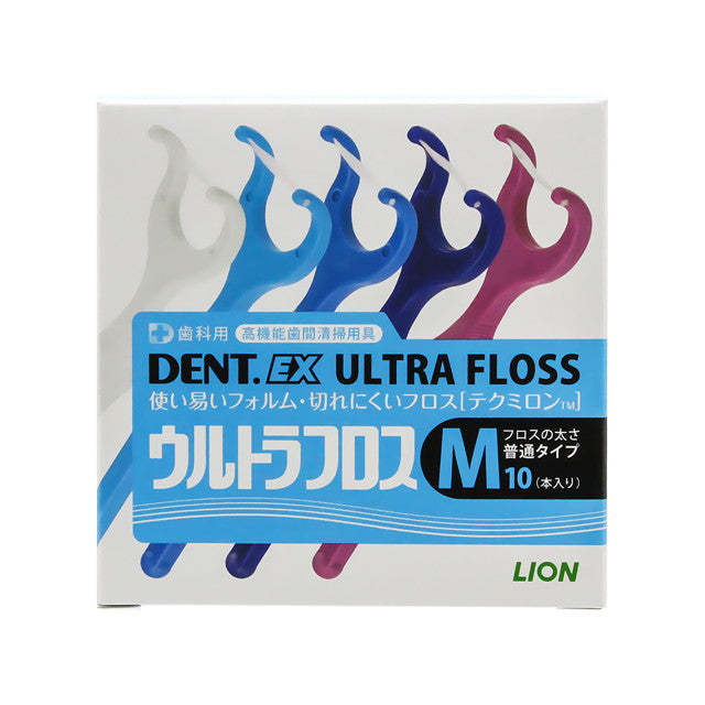 Lion DENT.（凹痕）EX Ultra Floss M 10