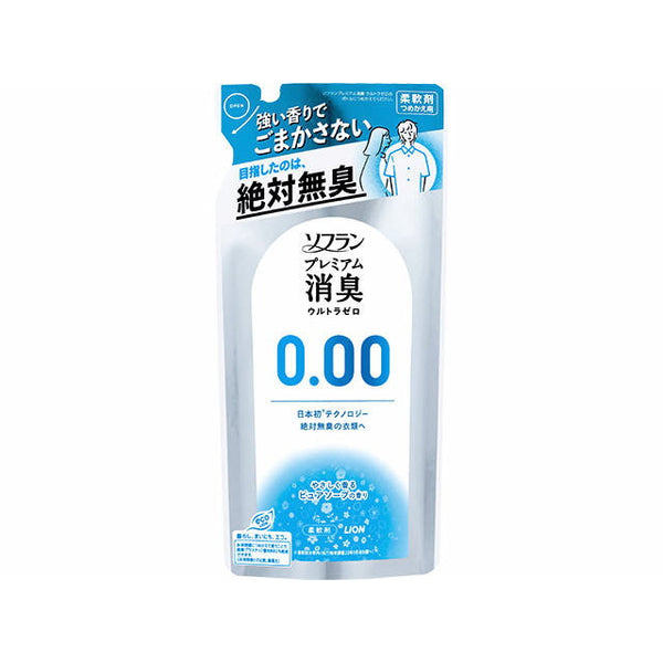 Lion Soflan Premium Deodorant Ultra Zero 补充装 400ml