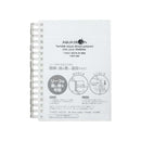 Twisted Ring Notebook A6 Milky White