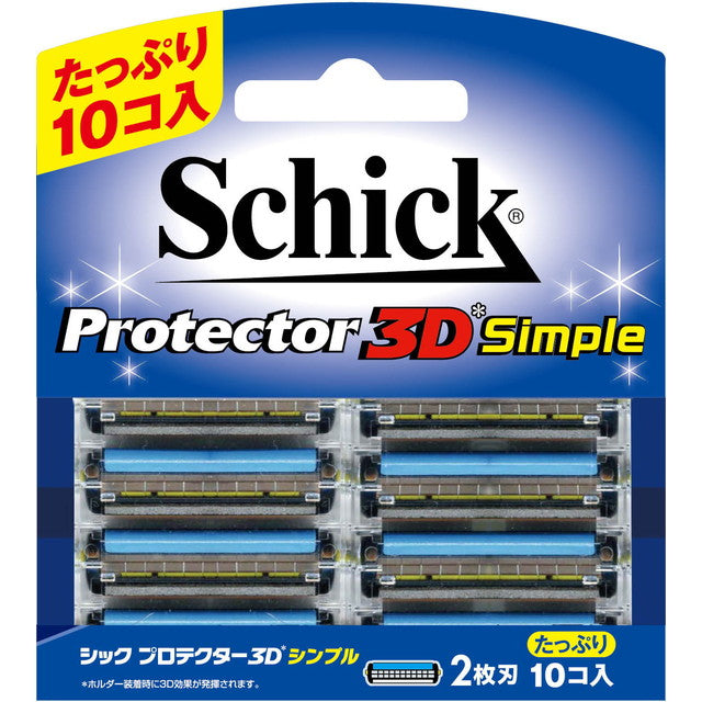 Schick Protector 3D Simple Replacement Blade 10 pieces