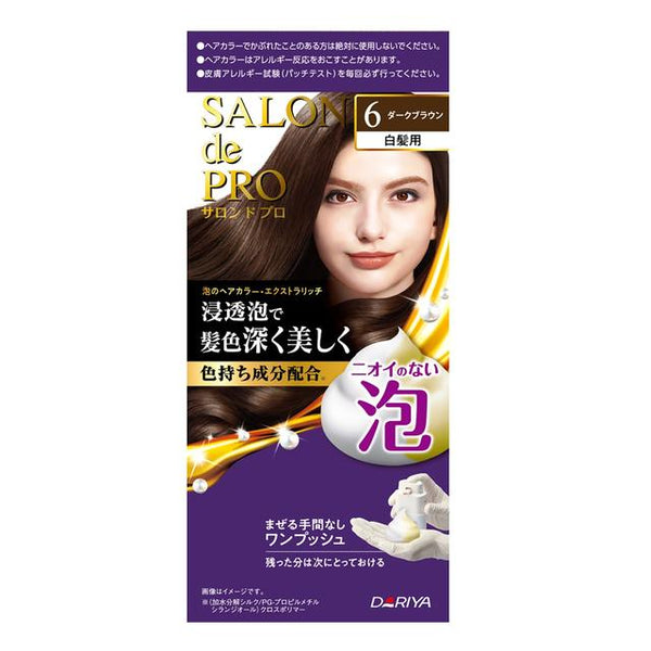 医薬部外品】ダリヤ サロンドプロ 泡のヘアカラー・エクストラリッチ 6