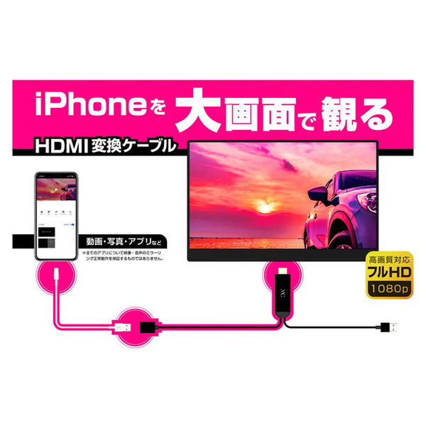 KMHDMI変換ケーブルiPhone KD-207 | サンドラッグ Online Store