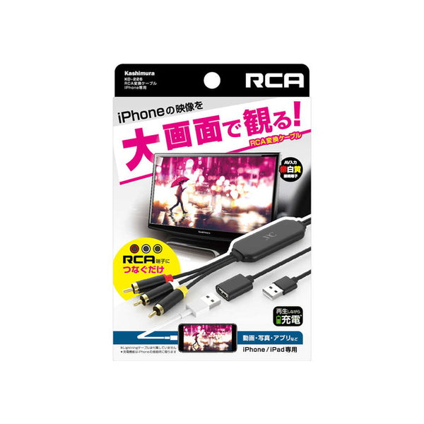 RCA conversion cable for iPhone