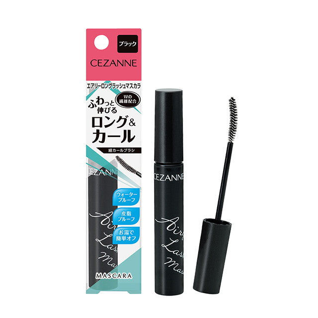 Cezanne airy long lash mascara black 7g