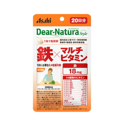 Dear-Natura 铁 x 复合维生素袋装 20 粒