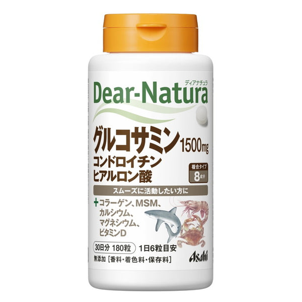 Dear-Natura glucosamine, chondroitin, hyaluronic acid 180 grains (30 d