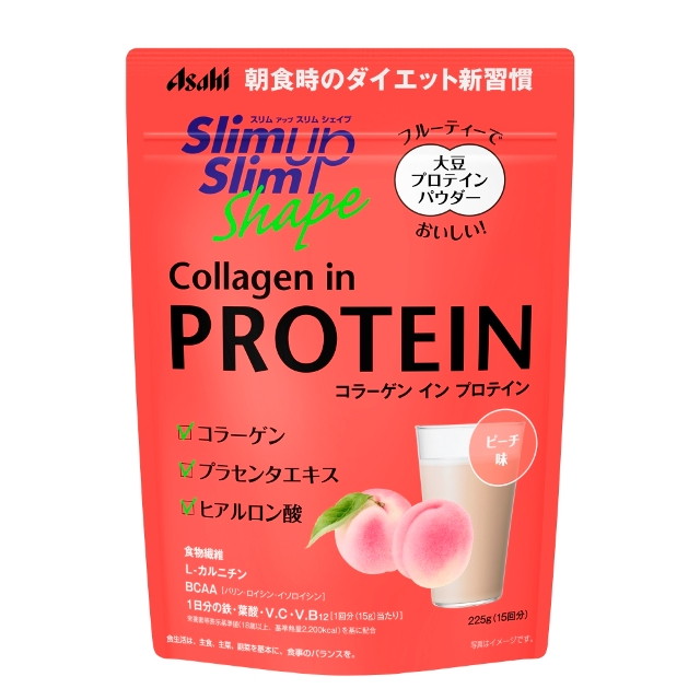 ◆Slim Up Slim Shape Collagen in Protein 225g (15 servings)