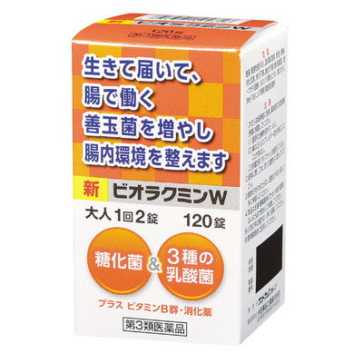 【第3類医薬品】新ビオラクミンW 120錠