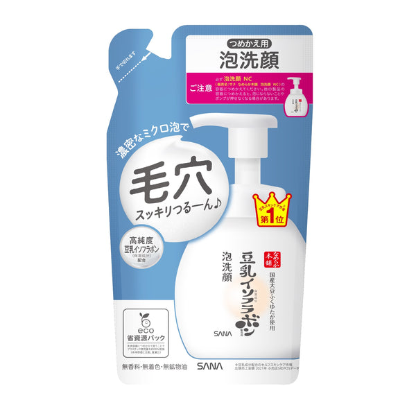 Sana Nameraka Honpo Soymilk Isoflavone Foam Face Wash NC Refill