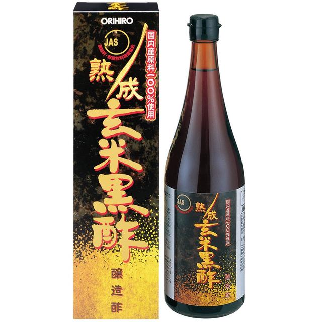 ◆オリヒロ 熟成 玄米黒酢 720ml　