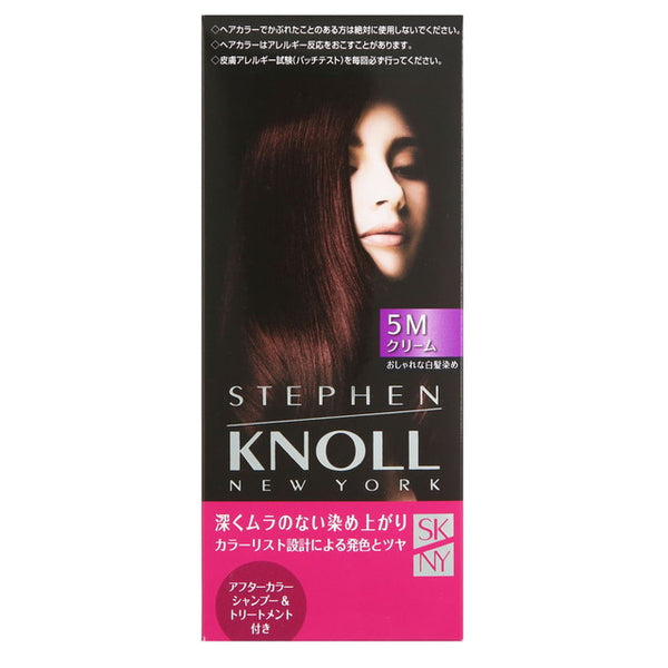 【医薬部外品】コーセースティーブンノルカラークチュールクリームヘアカラー5Mディープマロンブラウン