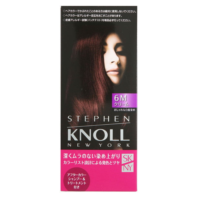 [Quasi-drug] Kose Steven Noll Color Couture Cream Hair Color 6M Marron Brown*