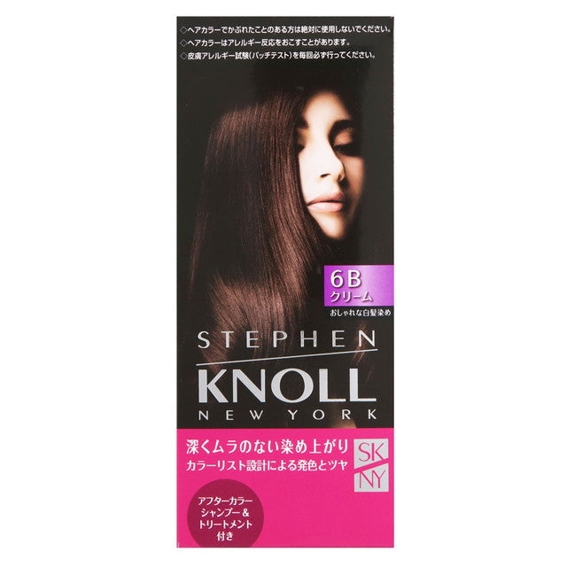 [医药部外品] Kose Steven Noll Color Couture Cream Hair Color 6B Medium Brown*