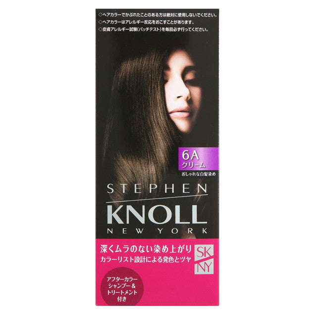 [Quasi-drug] Kose Steven Noll Color Couture Cream Hair Color 6A Ice Brown*