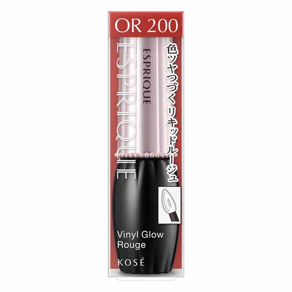 Kose Esprique Vinyl Glow Rouge OR200 Orange 6g