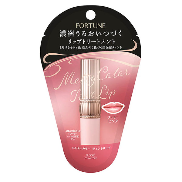 Kose Cosmeport Fortune Melty Color Tin Lip Cherry Pink 3.4g*