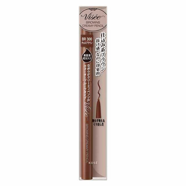 Kose Viceriche Browns Creamy Pencil BR300 Choco Brown 0.1g