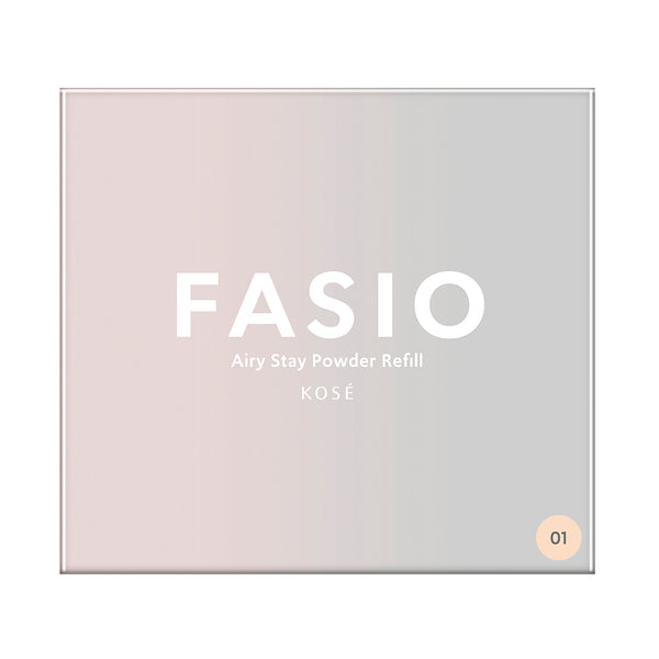 Kose Fasio Airy Stay Powder 01 Pink Beige