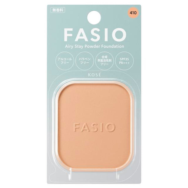 Kose Fasio Airy Stay Powder Foundation 410 Ocher 10g *