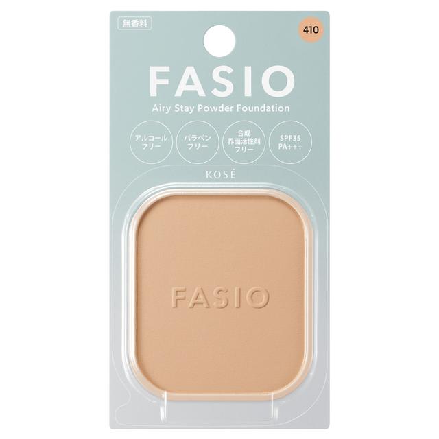 Kose Fasio Airy Stay Powder Foundation 410 Ocher 10g *