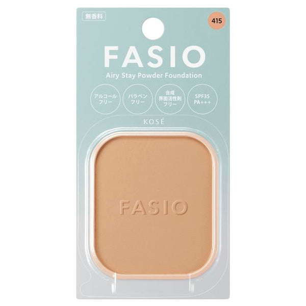 Kose Fasio Airy Stay Powder Foundation 415 Healthy Ocher 10g*