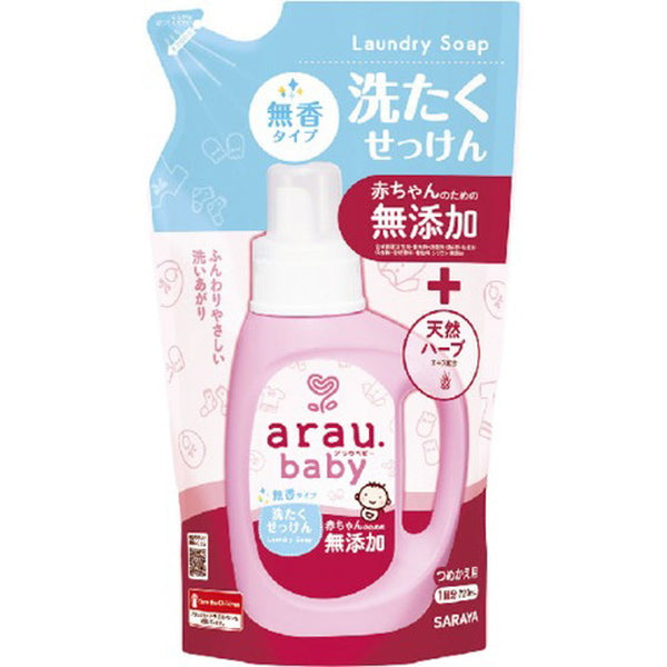 Arau Baby Washing Soap Unscented Type 720ml Refill