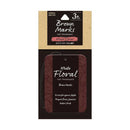 ブラウンマークスプレート3個パック ホワイトフロー