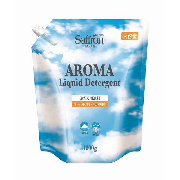Aroma Saffron Aroma Liquid Detergent Herbal Floral 1600g