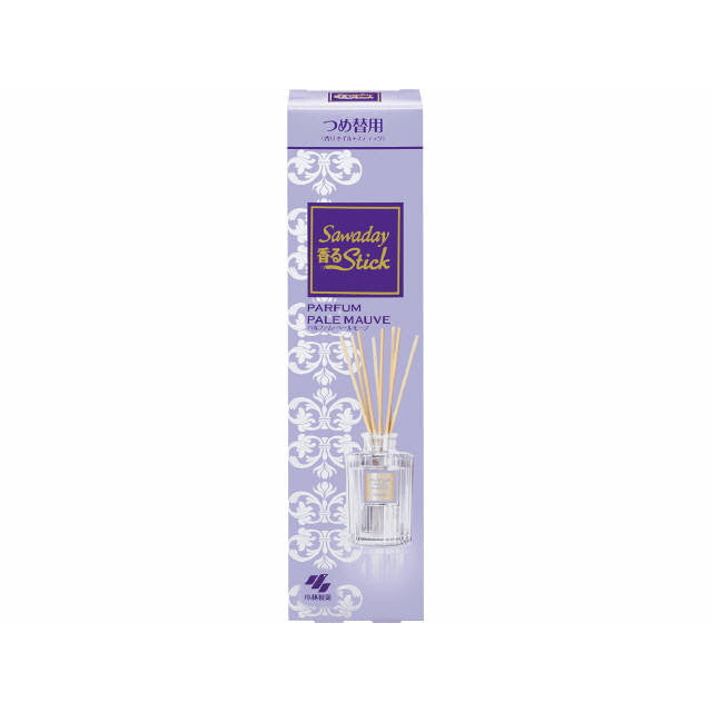 Kobayashi Pharmaceutical Sawaday Fragrant Stick Refill Parfum Pale Mauve 70ml *