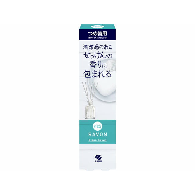 Kobayashi Pharmaceutical Sawaday Fragrant Stick SAVON Refill Clean Savon 70ml *
