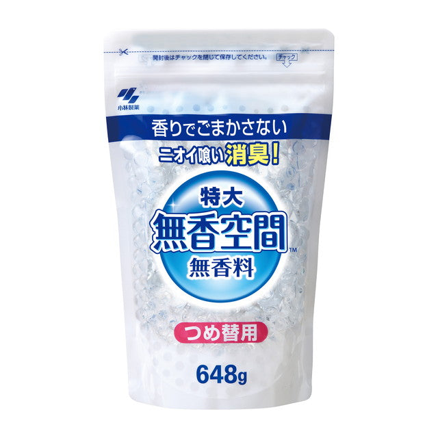 Kobayashi Pharmaceutical Unscented Space Extra Large Refill Unscented 648g