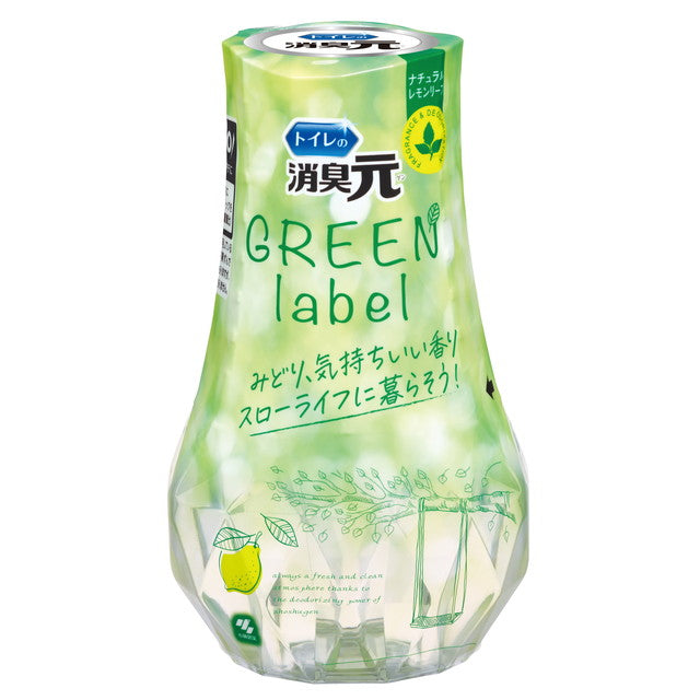 Kobayashi Pharmaceutical toilet deodorant green label natural lemon leaf 400ml