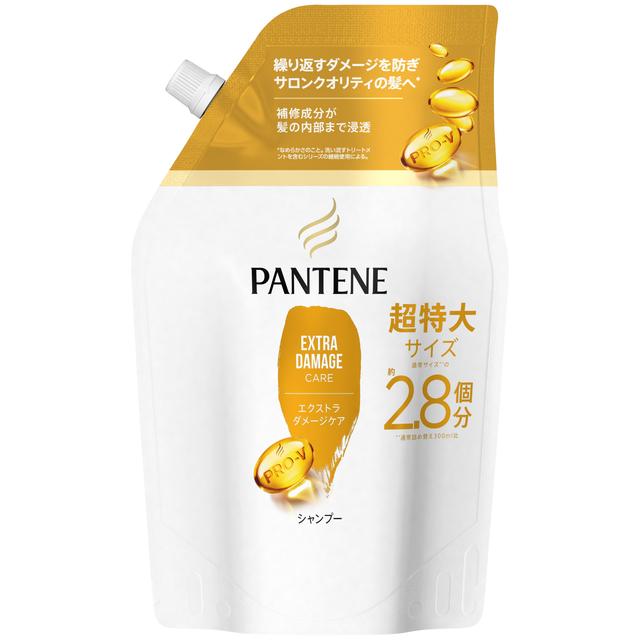 P&amp;G Pantene Extra Damage Care Shampoo Refill Extra Large 860ml*