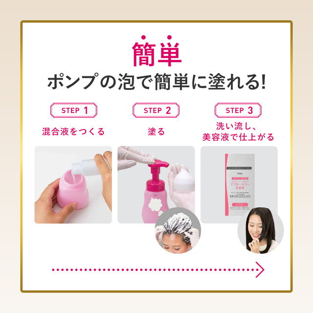 [医药部外品] Hoyu Bigen Pump Color Refill 4 50ml+50ml+5ml